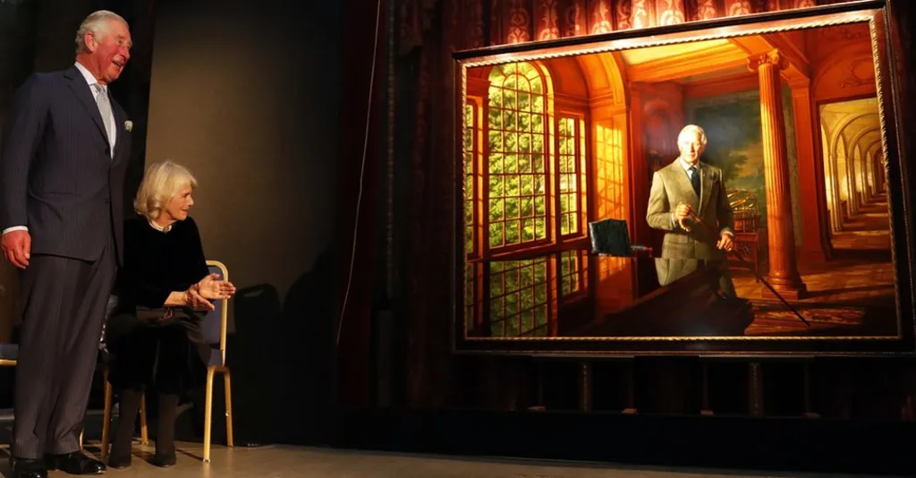 A portrait by Ralph Heimans of the Prince of Wales, as he was then, was unveiled in London's Australia House in 2018